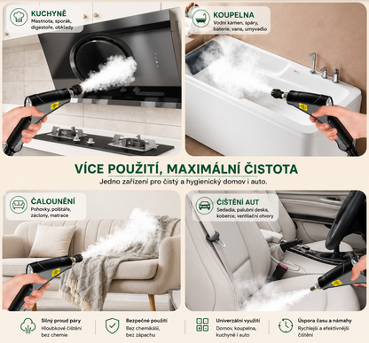 KIREXO Steam Pro™ – Ruční parní čistič